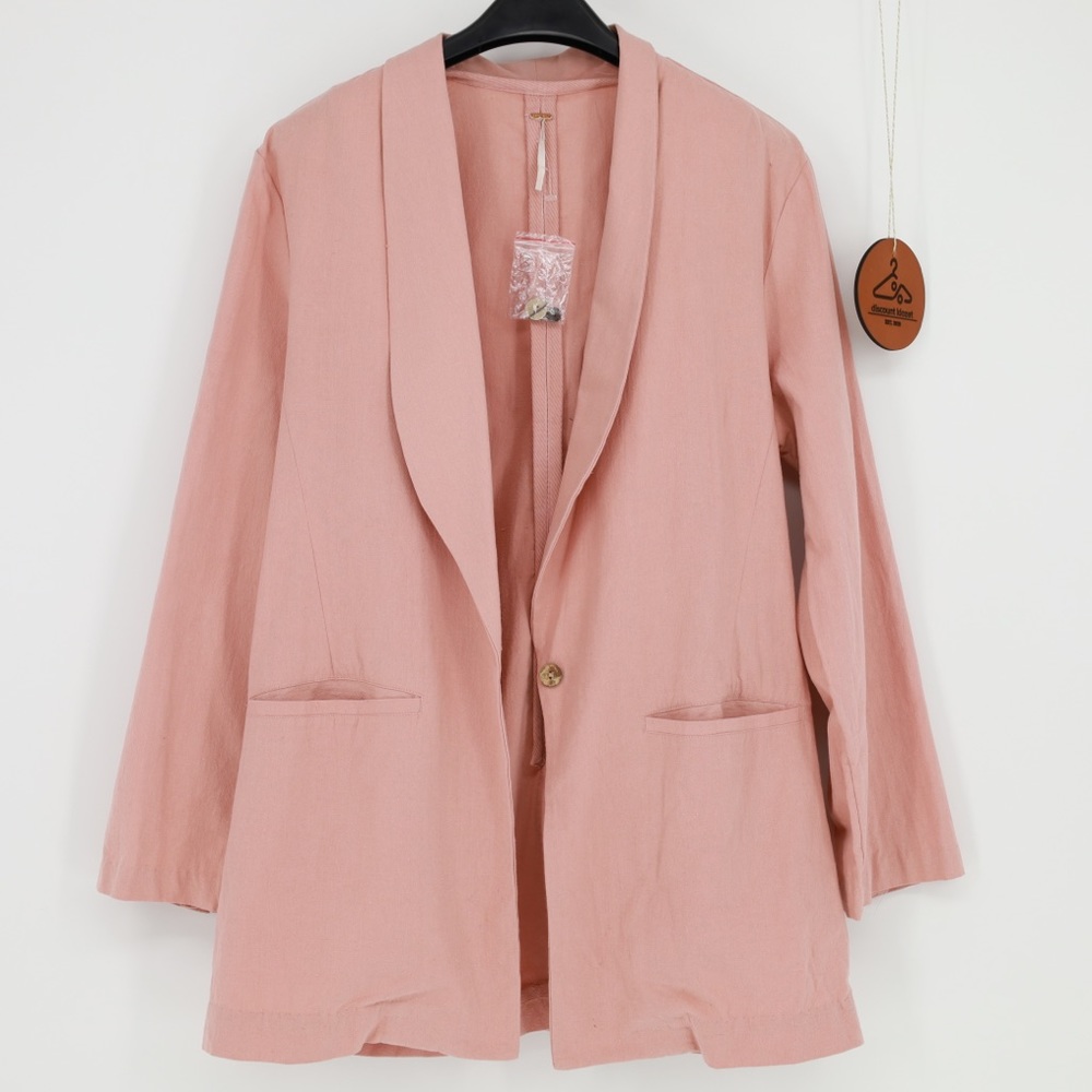 Free People Dusty Rose Blazer